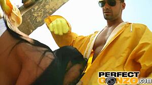 Cute Girl Feels All Holes Stuffed By Two Guys