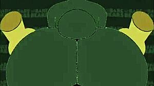 grizzy bangs pan-pan doggystyle