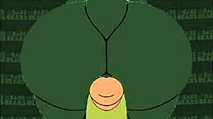 grizzy bangs pan-pan doggystyle