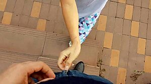 She sucks big mushroomhead cock and begs for cum on beautiful face