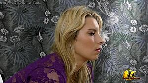 Katerina Hartlova Tries First Cigarette with Huge Tits on Display