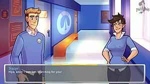 Overwatch Characters Play Sinful Games with Big Tits in Shower