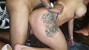 Hell yeah, public parking lot orgy!