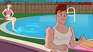 Check Out This Cartoon Guy Getting Fucked in the Gym