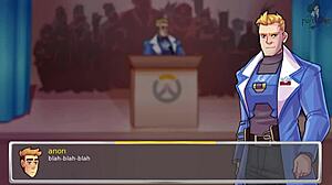 Overwatch Characters Play Sinful Games with Big Tits in Shower