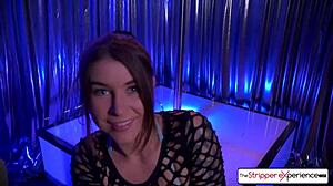 Felicity Feline's hardcore stripper experience on big cock