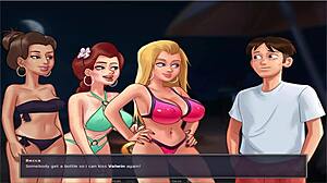 Steamy high school romance in the form of a cartoon adult movie