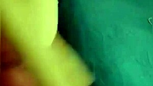 Seamless pantyhose covers pussy for intense cumshot in nylon lingerie action