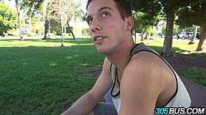 Tiny teen 18+ Latina Veronica Rodriguez takes cocks on the 305 bus.