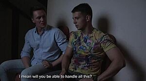 I sell my girlfriend Sofi Goldfinger for a cumshot in this teen 18+ porn scene.