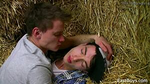 Hot scene with 18 twinks and a handjob