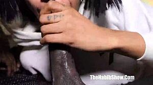 petite newbie nikki loves sucking big black cocks