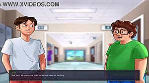 Steamy high school romance in the form of a cartoon adult movie