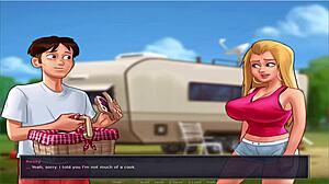 Steamy high school romance in the form of a cartoon adult movie