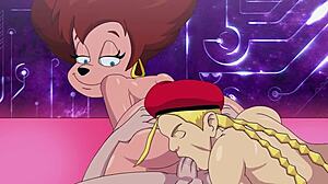 Beautiful anime babes in hot erotic scenes from games