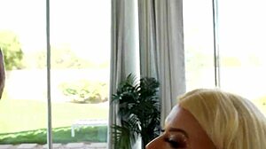 bbc personal trainer gets his cock sucked by two blonde bbws