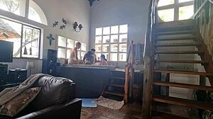 spa bath with three girls