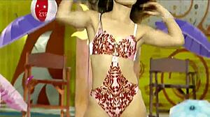 girls parade in holiday lingerie under sun