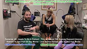 Doctor Tampa performs a gyno exam on Channy Crossfire