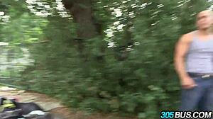 Does sexy pornstar vicki chase fuck lots of amateurs on bus?