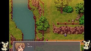 Hentai Game - Spying on Bathroom Big Ass Scene