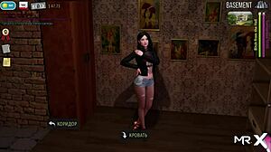 Touching breasts in the fashion store game