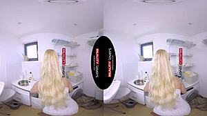 Hot chubby Bambi Bella loves rough sex in VR.