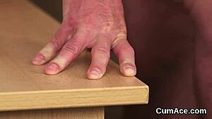 Feisty Looker Gets Cumshot on Face Gulping All Jism in Blowbang