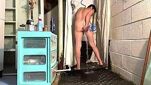 Gay Enema And Shower Masturbation! Extreme!