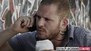 Raven Alexis Endures Rough Blowjob And Fucking From Manuel Ferrara With Spanking