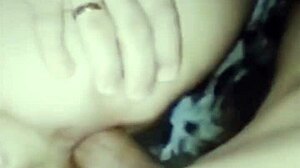 Hot sexy couple's pov video of intense anal