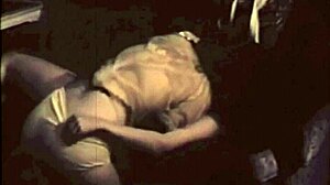 Vintage british lesbian lovers in swinging sixties shadows