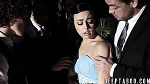 hung guys gangbang one cute teen together