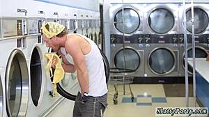 teen nerd says, 'suck it during laundry'