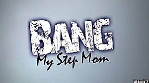 Sexy British Milf Catches Step-Son Wanking And Gives Him Blowjob And Sex