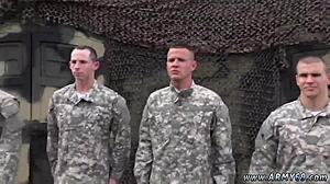 guy in bear suit tries gay sex first time at glory hole