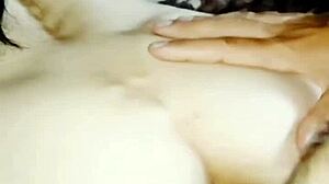 Hot sexy couple's pov video of intense anal