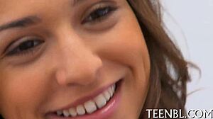 Teen Babe Gets Bent Over For Oral Stimulation, Cum Facial, And Pov Sex.