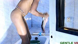 Big Black Dick Enters My Pussy, Bent Over For Hardcore Cumshot