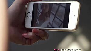 Tender young woman experiences hardcore anal and facial in couple's story.