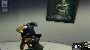 Voyeur life: chinese restaurant lady sucks black bbm dick deepthroat in bathroom anime scene