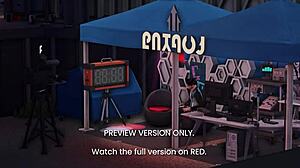 Backstage Fun in 3D Hentai Preview