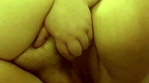 sexy older mexican ssbbw masturbates close up