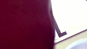 Thick dark skin ebony bitch takes hard backshots from black cock