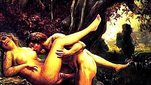 Vintage erotic drawings tell steamy tales from the past