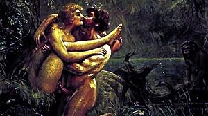Vintage erotic drawings tell steamy tales from the past