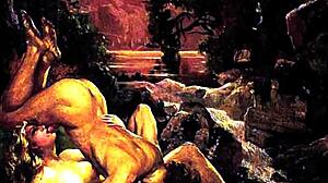 Vintage erotic drawings tell steamy tales from the past