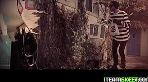 hung villain slamming daisy stones tight pussy like a spreadeagle