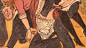 Vintage erotic drawings tell steamy tales from the past