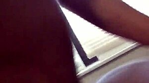 Thick dark skin ebony bitch takes hard backshots from black cock